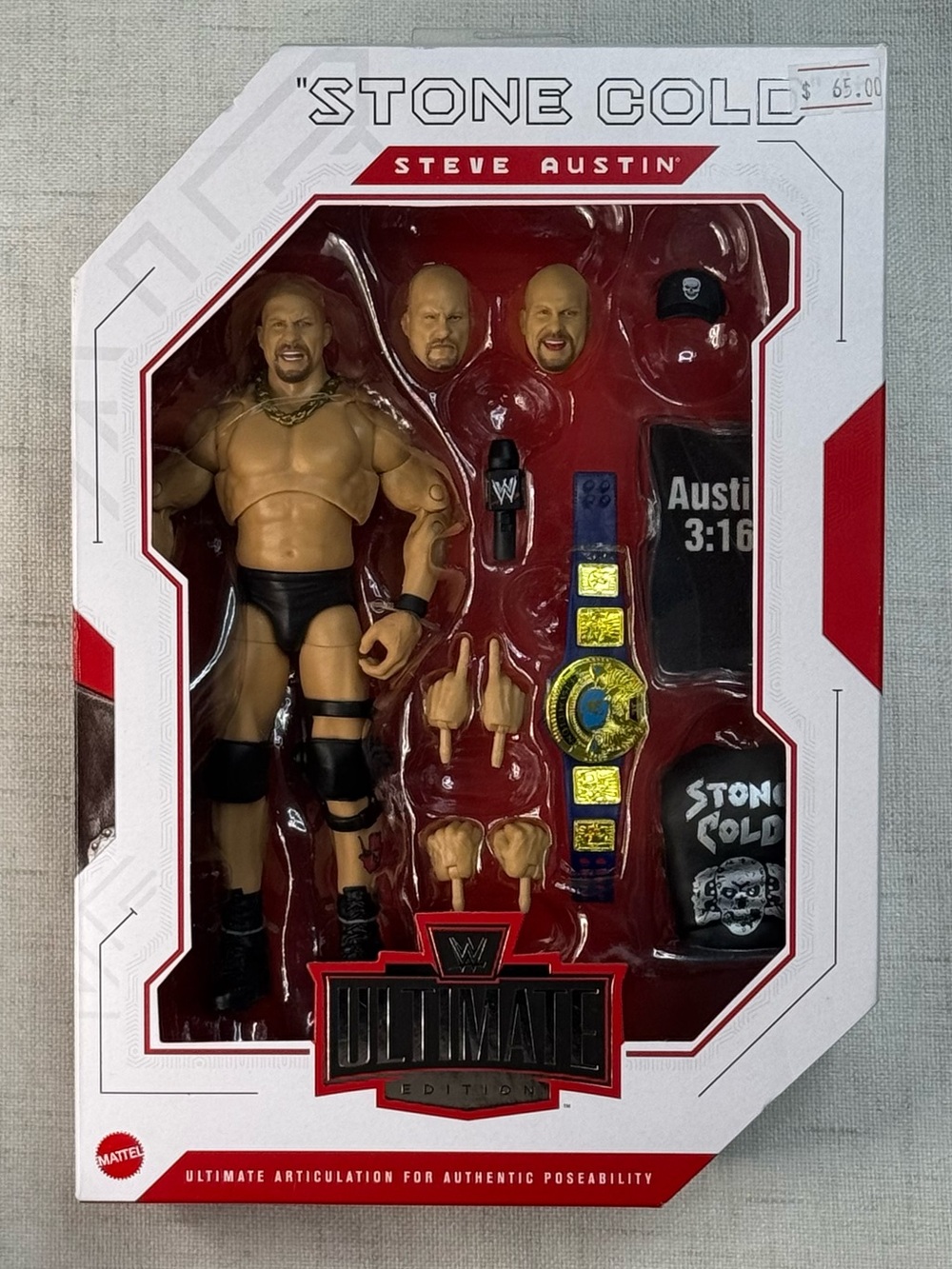2021 WWE Mattel Ultimate Edition Series 9 "Stone Cold" Steve Austin